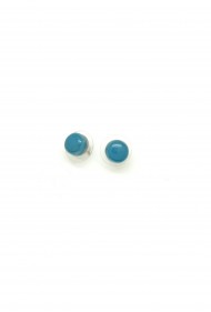 Colorful Glass Dot Studs